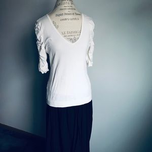 EXPRESS Ruched Sleeves Blouse